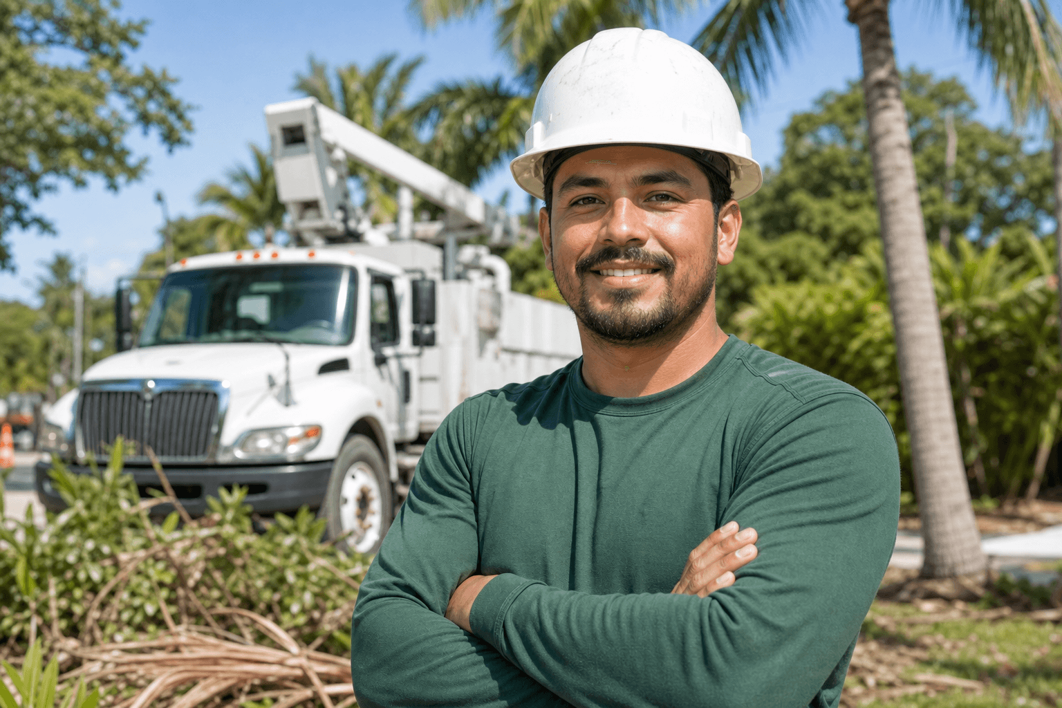 Mike Hernandez, owner of Arbos Tree Service